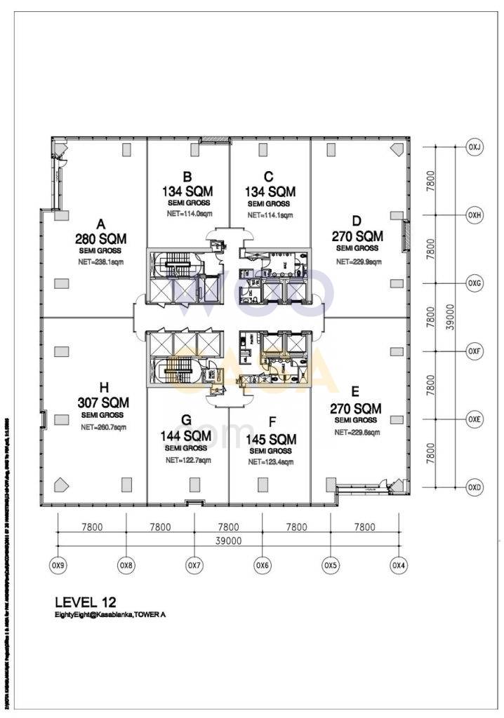 Jual Kantor 88 Office Jakarta 134sqm Sewa Furnished Siap Pakai