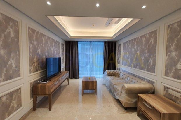 Sewa Apartemen Casa Grande 3BR Bella Fully Furnished Hadap Kolam
