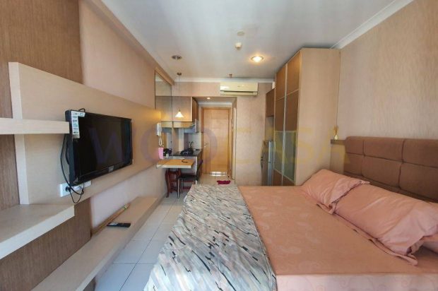 Sewa Signature Park Studio Full Furnished Lantai Tinggi Hadap Taman Tebet