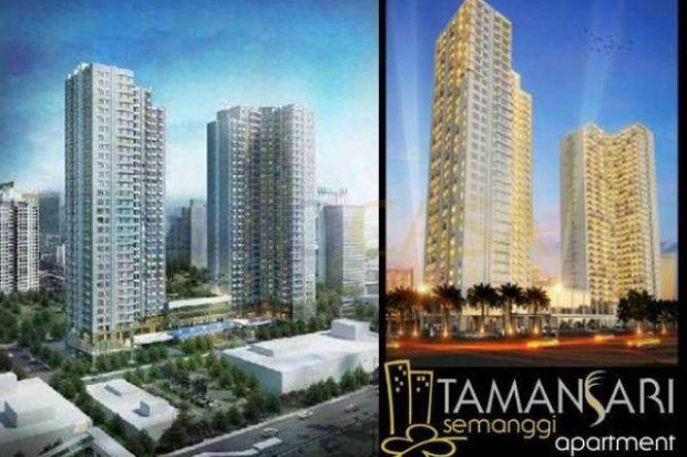 Jual/Sewa Apartemen Taman Sari Semanggi 2 br Sudut luas 72 m2