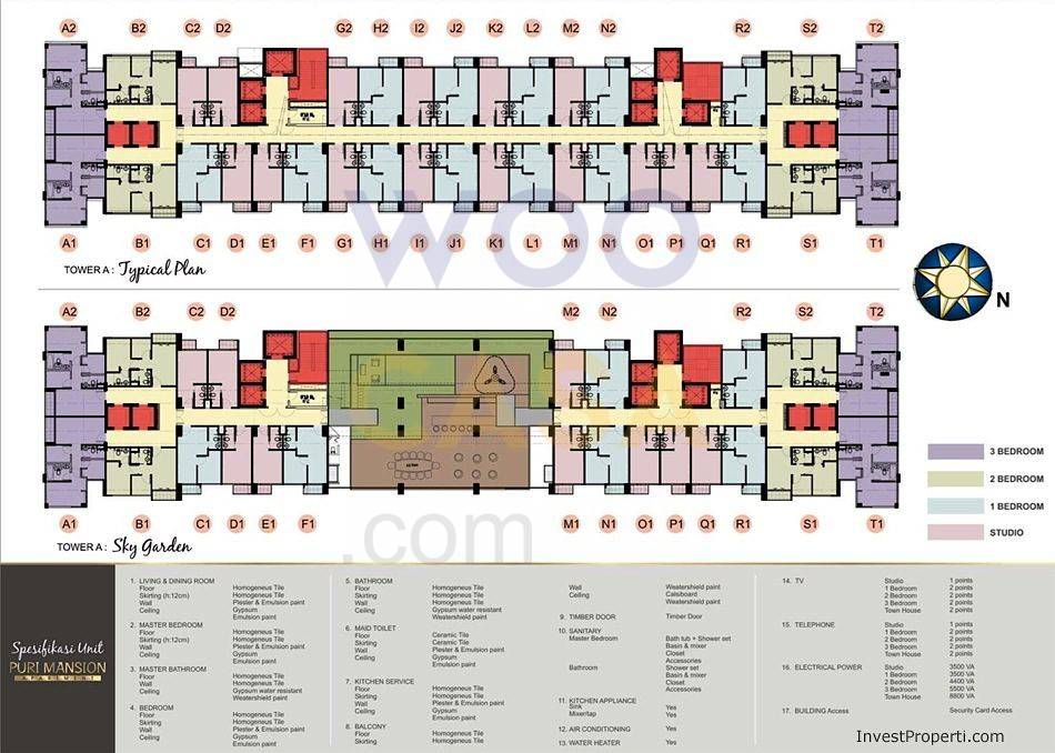 Disewakan Apartemen Puri Mansion Puri Indah