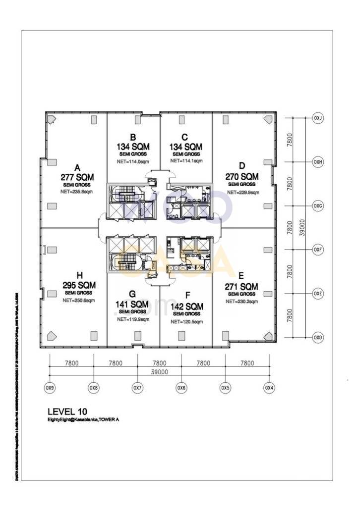 Sewa Office 88 Kokas Jakarta Furnished 270sqm