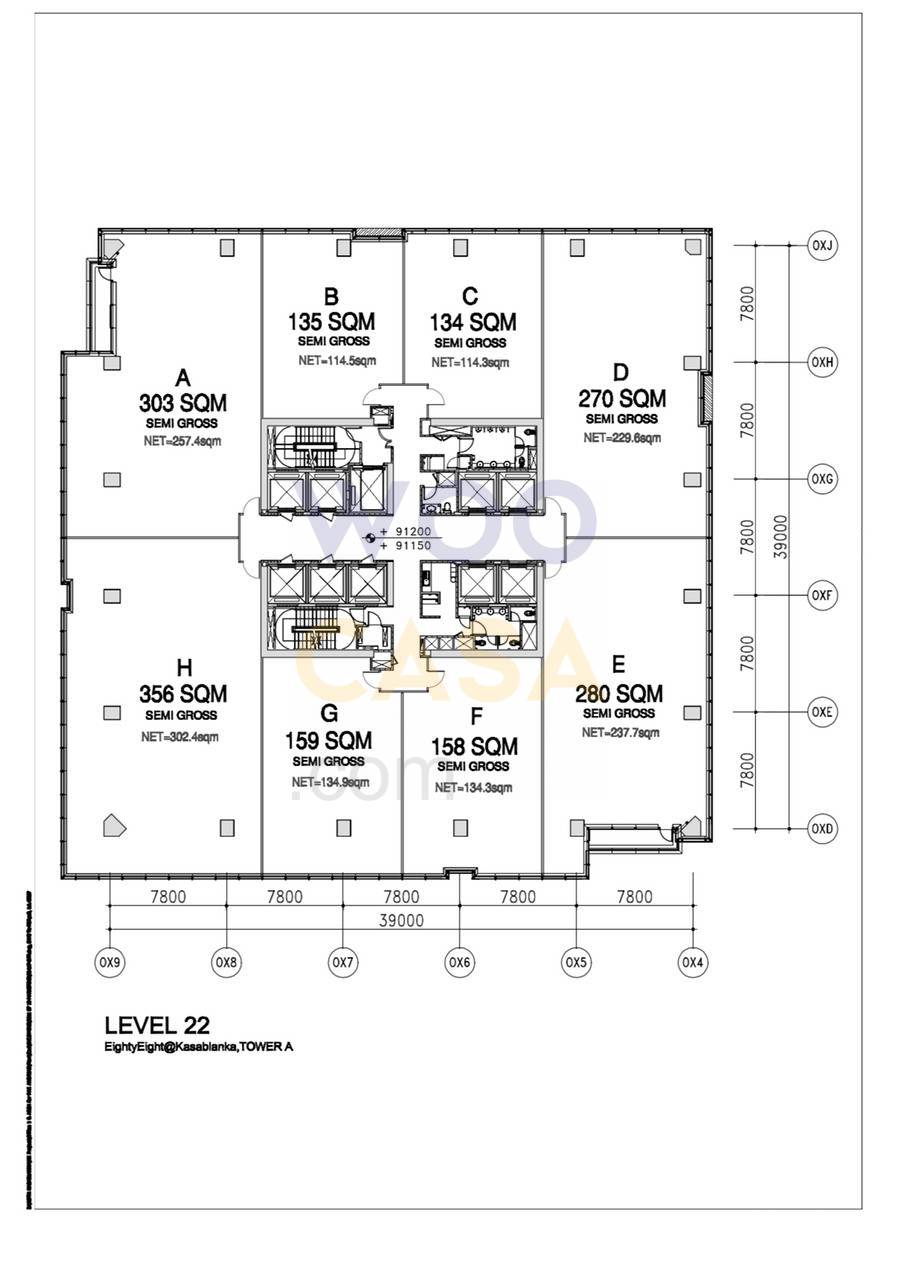Sewa 88 Kasablanka Kantor Jakarta Fully Furnished 356sqm