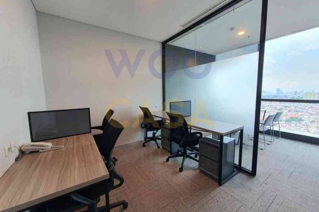 Jual Office Pakuwon Tower Kokas 249sqm Furnished Siap Pakai