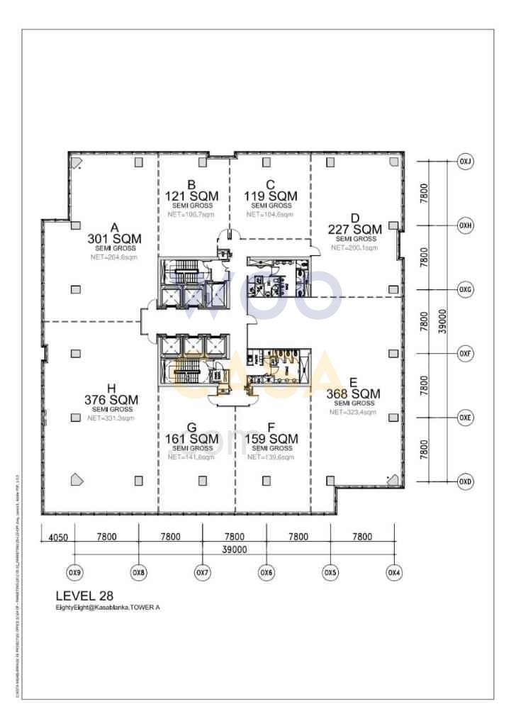 Sewa Office 88 Kasablanka 121 sqm Furnished High Zone