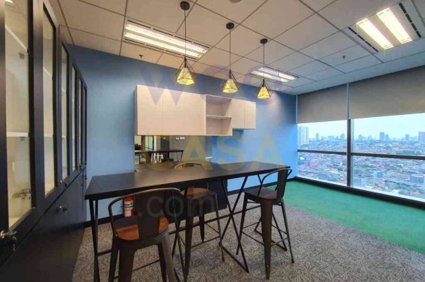 Disewakan Ruang Kantor Fully Furnished Siap Pakai Pakuwon Tower