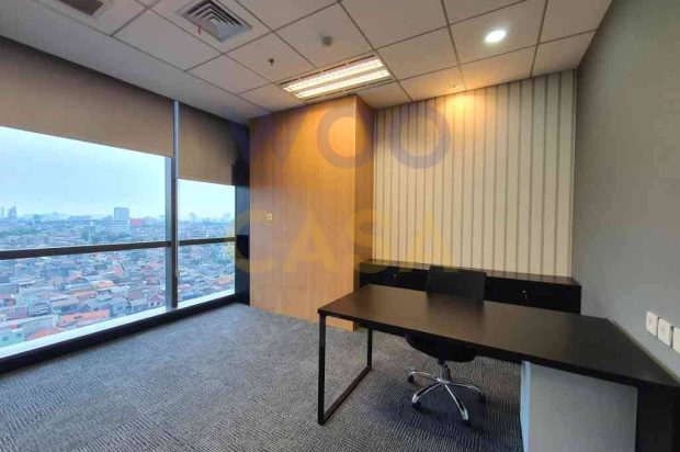Disewakan Ruang Kantor Fully Furnished Siap Pakai Pakuwon Tower