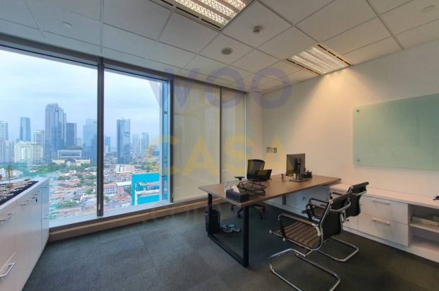 Sewa Kantor Sudirman WTC Fully Furnished 176 sqm Siap Pakai