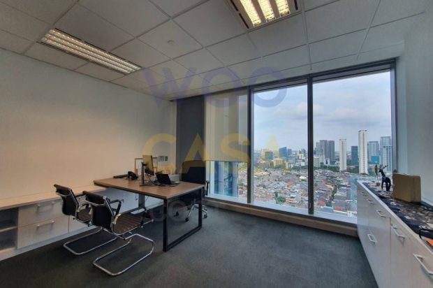 Sewa Kantor Sudirman WTC Fully Furnished 176 sqm Siap Pakai