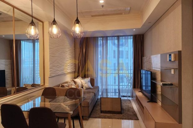 Sewa Casa Grande 2BR 76sqm Lantai Rendah Fully Furnished Angelo