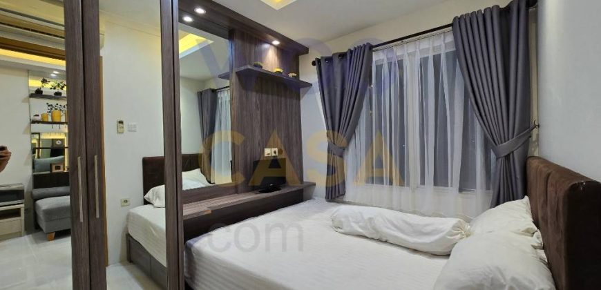 Sewa Signature Park 2BR Siap Huni Full Furnished Renov View Kolam